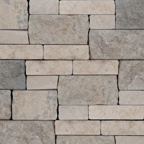 Mixed Beige Grey Tumbled Ledger